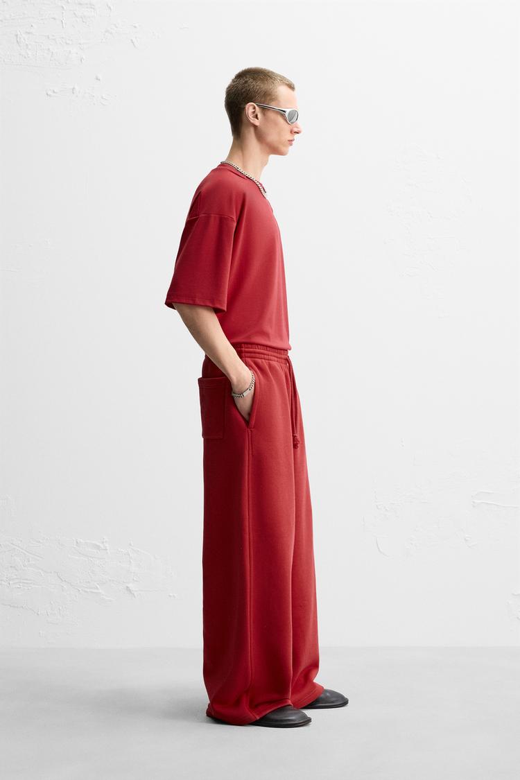 Zara Relaxed T-Shirt – Red