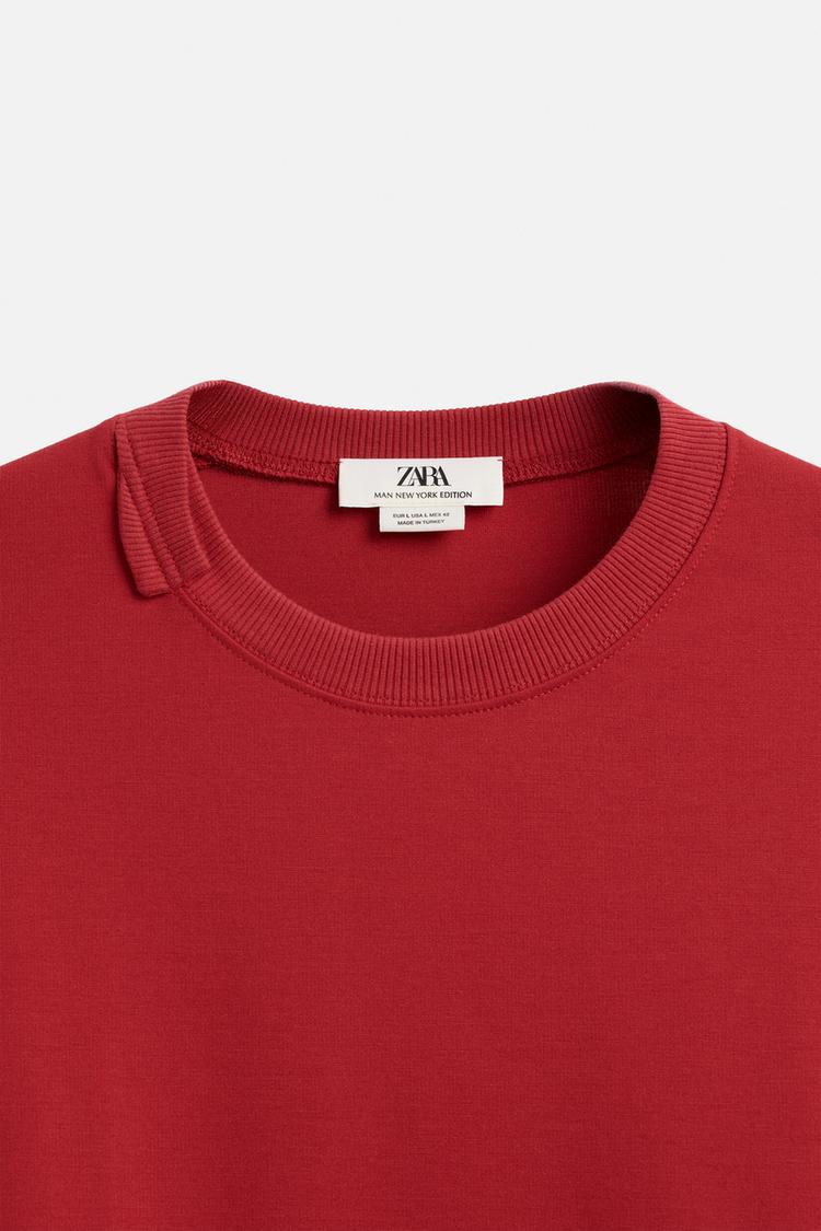 Zara Relaxed T-Shirt – Red