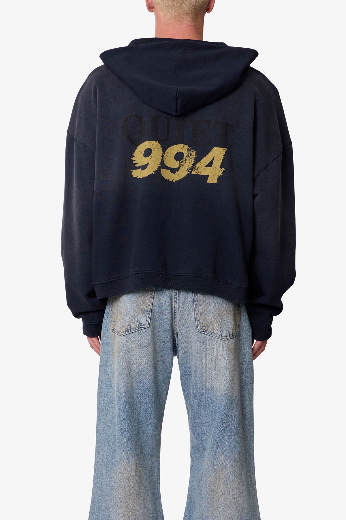 MNML-QUIET ZIP UP HOODIE