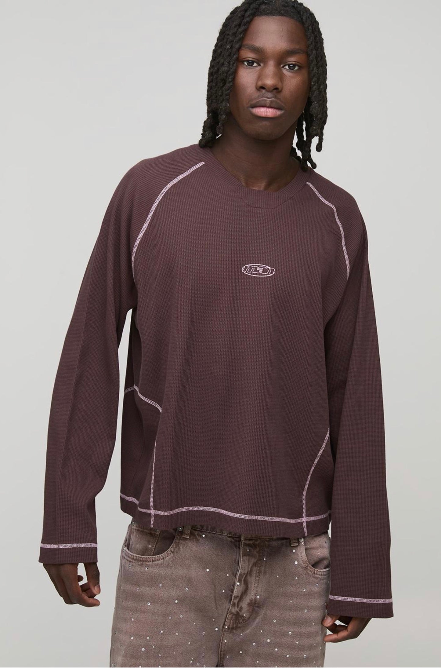 BoohooMAN-long-sleeve Tshirt