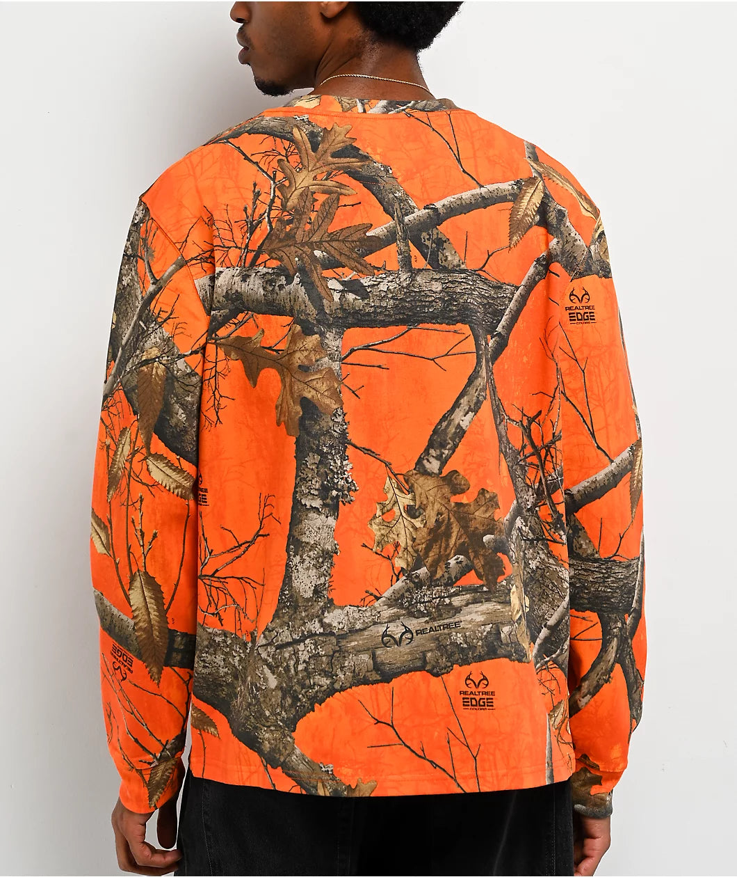Zumiez-Empyre x Realtree EDGE Colors Orange Camo Pocket T-Shirt