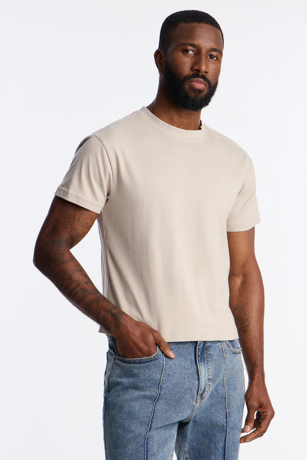Fashion novaMEN- cropped Tshirt
