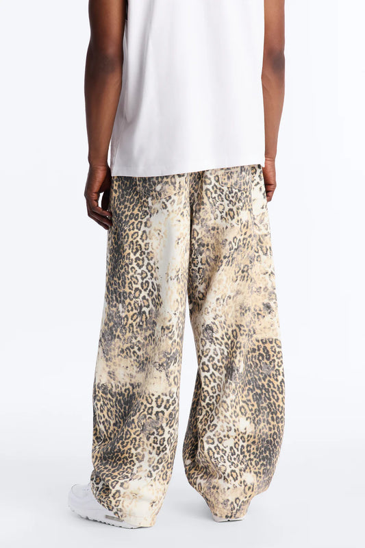 Fashion novaMEN-Soho Barrel Jean - Leopard
