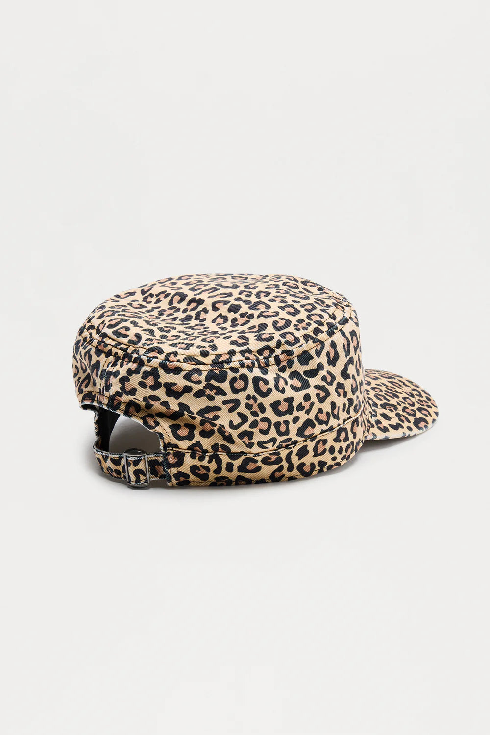 Fashion novaMEN-Leopard print Twill Patch Cadet Hat