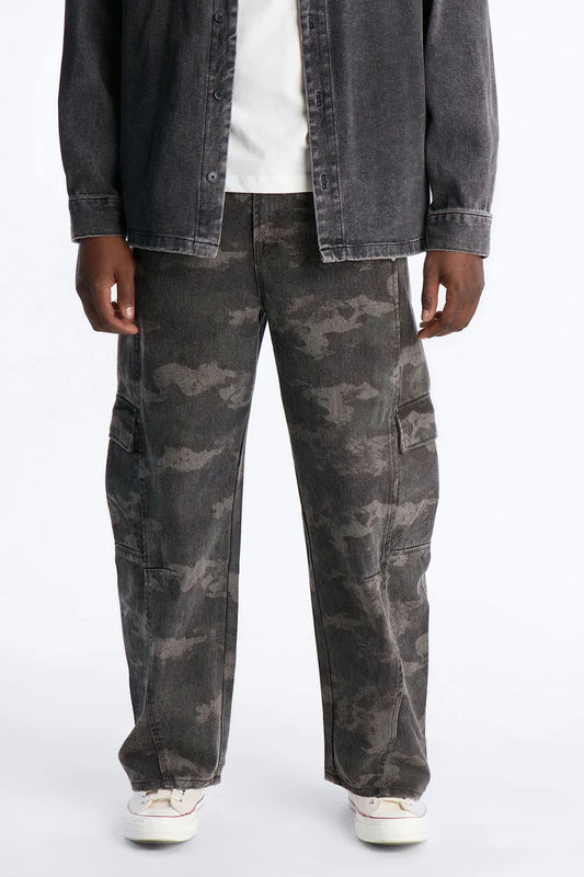 Fashion novaMEN- Barrel Jeans - Camouflage