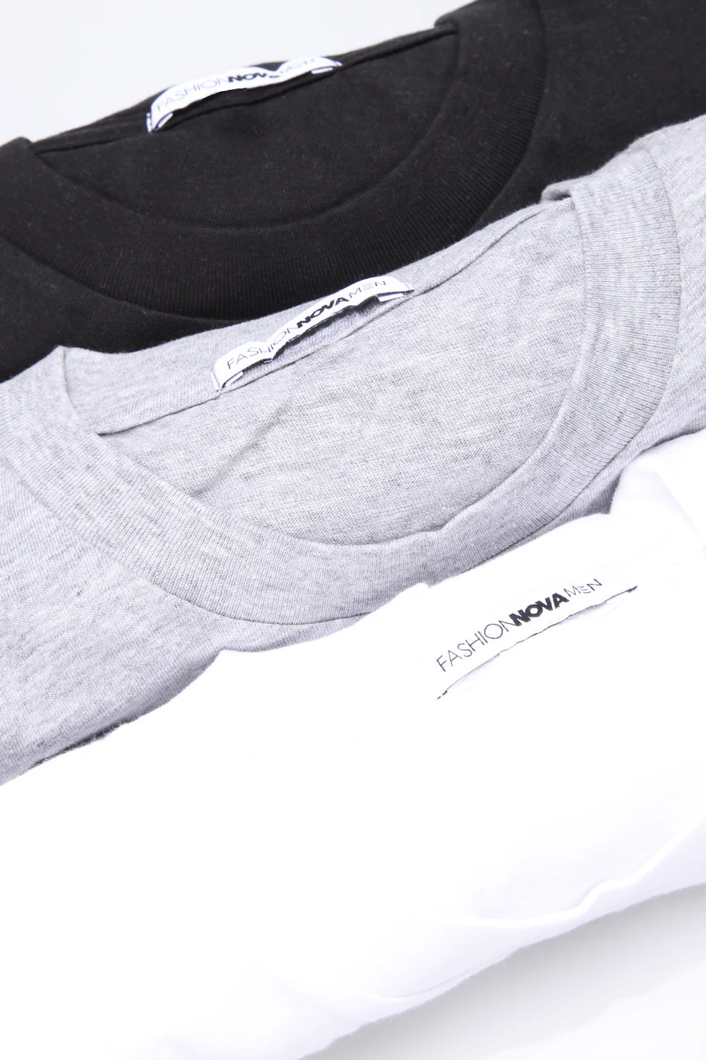 FN Essential Crew Tees 3 Pack - Black/combo