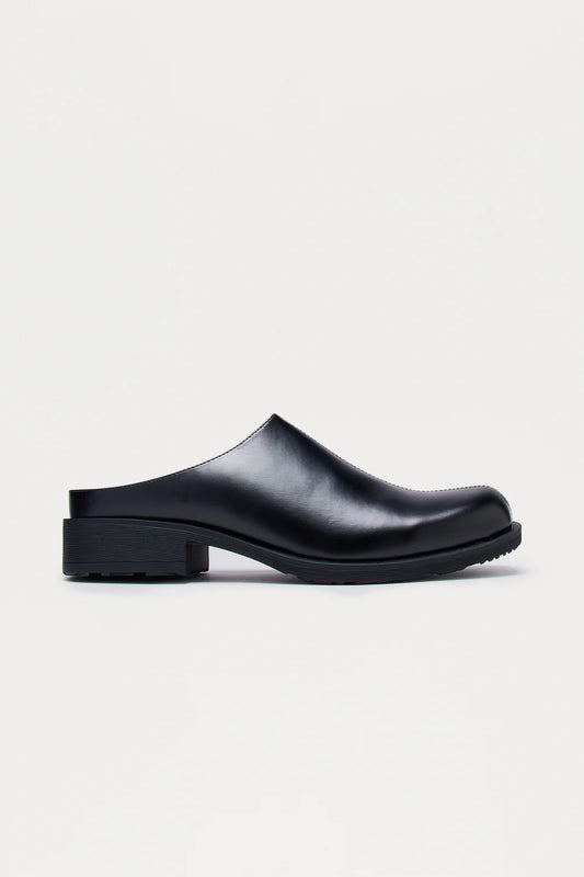 Fashion novaMEN-Square Toe Slip On Mule - Black
