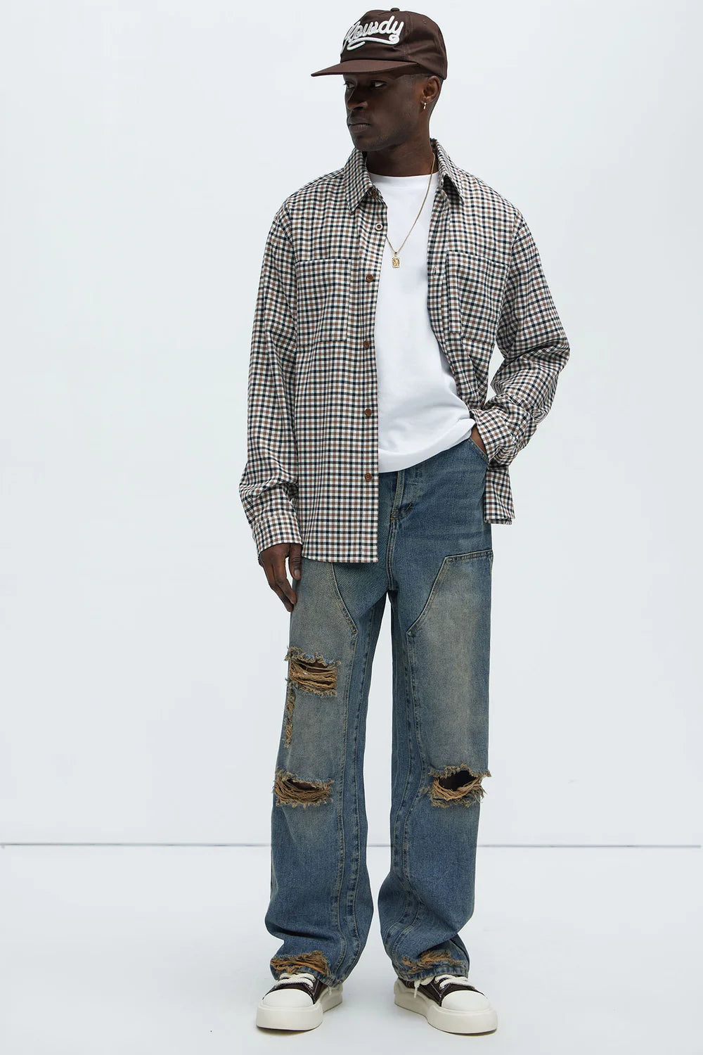 Fashion novaMEN-Vincent Carpenter Jeans - Vintage Blue Wash