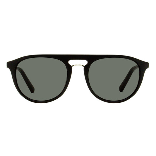 Ferragamo Rounded Pilot Sunglasses SF1090S 001 Black 54mm