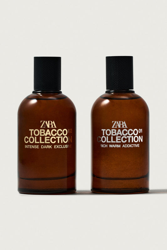 ZARA TOBACCO 01 + TOBACCO 02 EDT 2X100ML (3.4 FL. OZ)